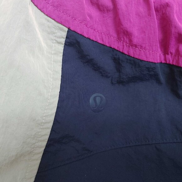Lululemon Evergreen Track Pants Navy/Cafe/Ripened Raspberry Size 10 Windbreaker - Picture 4 of 6